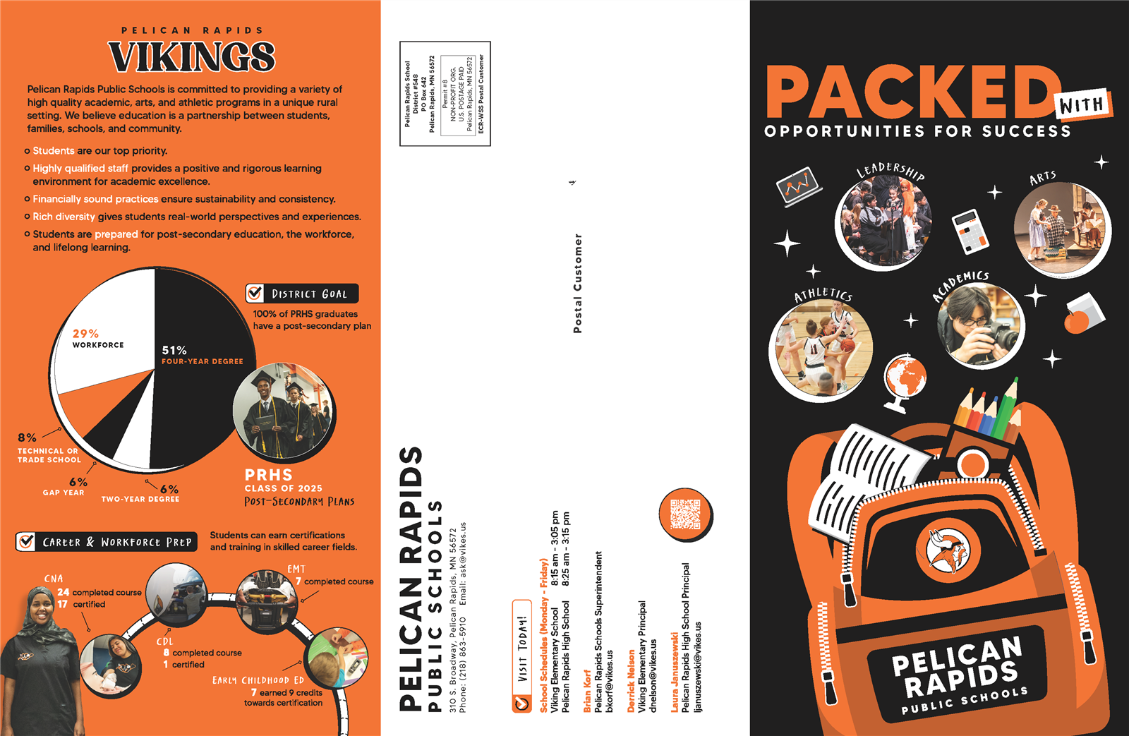 Packed with Opportunities for Success with information about Preschool-Grade 12 programs